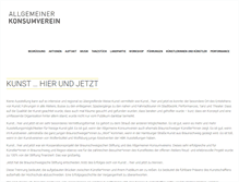 Tablet Screenshot of kunst-hierundjetzt.de